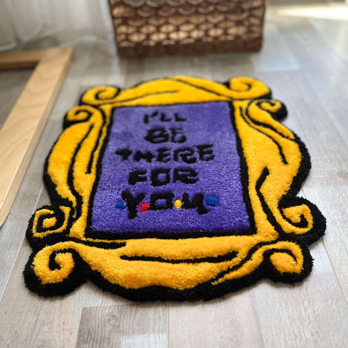 Friends TV Show "Frame" El Yapımı Tufting Halı