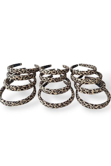 Leopar Desenli Taç Set