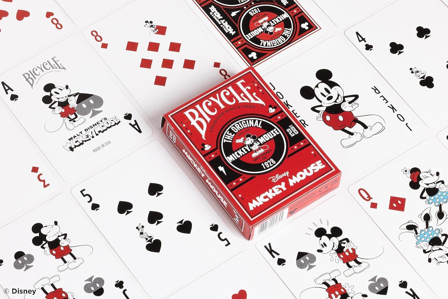 Bicycle Disney Classic Mickey Mouse Inspired Playing Cards