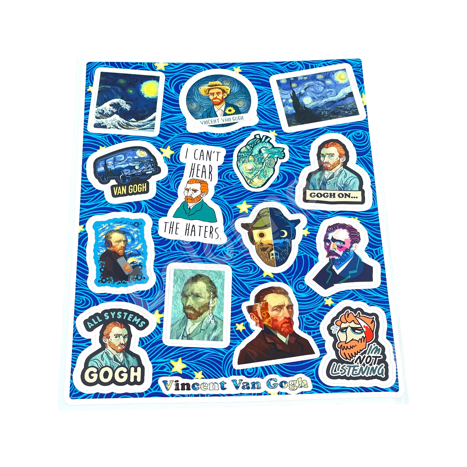 Van Gogh Sticker Seti 14x17cm