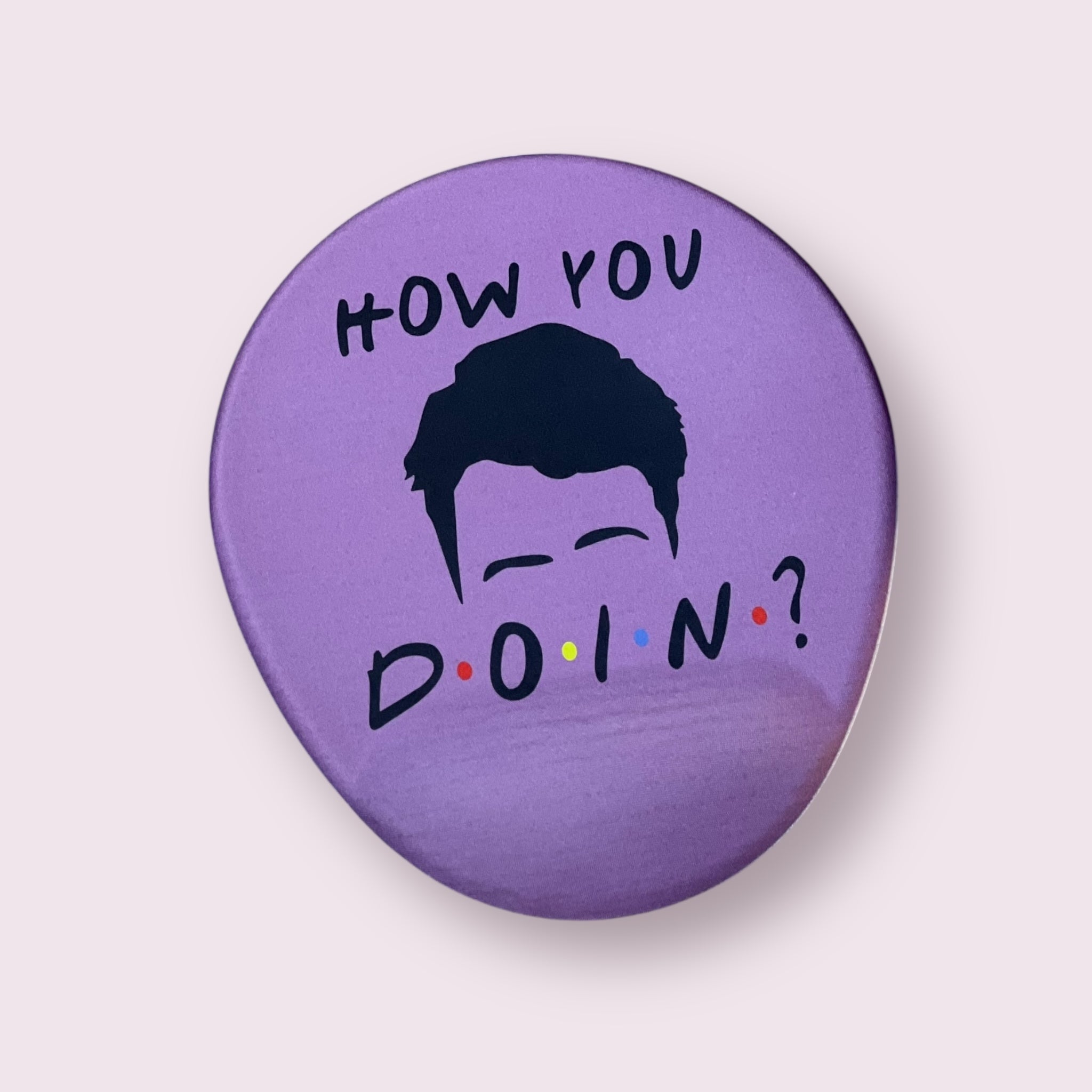 Friends "How You Doin?" Bilek Destekli Yuvarlak Mouse Pad
