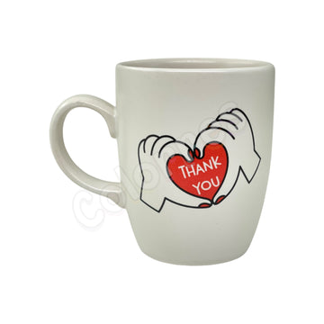 Thank You - Oval Krem Kupa