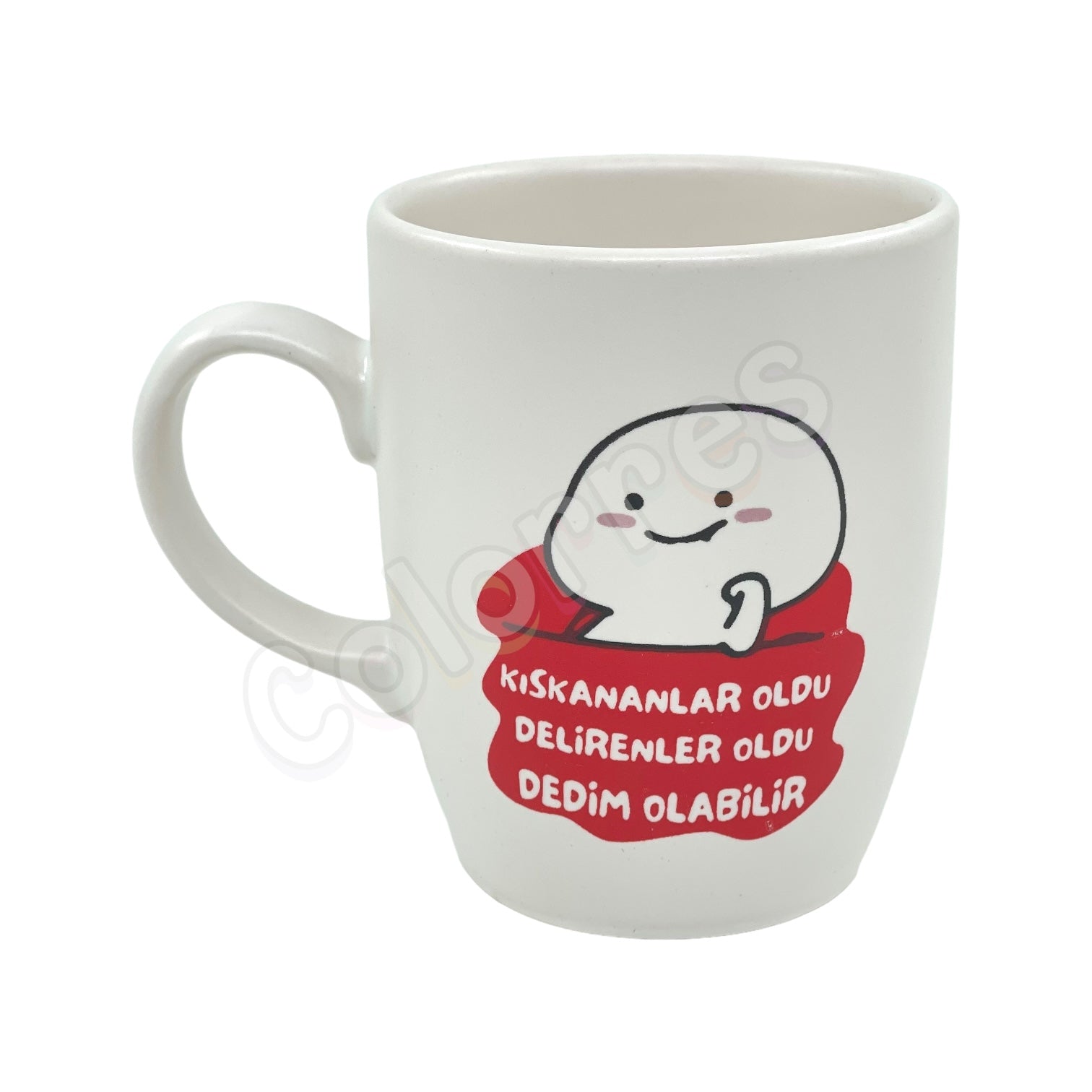 Kıskananlar Oldu - Oval Krem Kupa