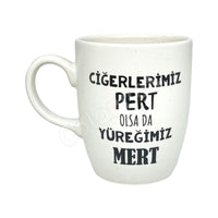 Ciğerlerimiz Pert - Oval Krem Kupa