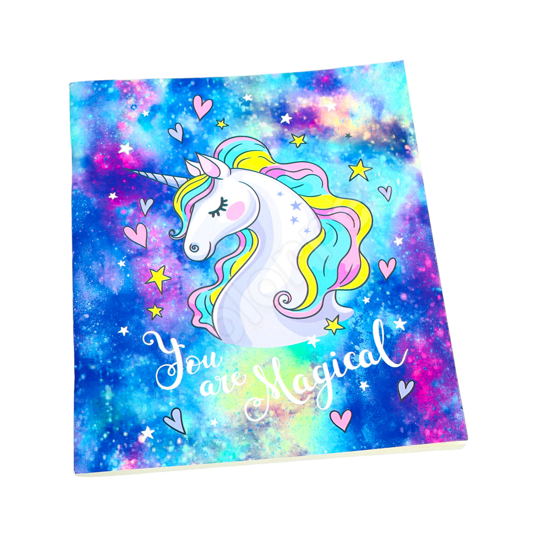 Unicorn You Are Magical 19x16 cm Çizgili Terzi Dikişli Defter