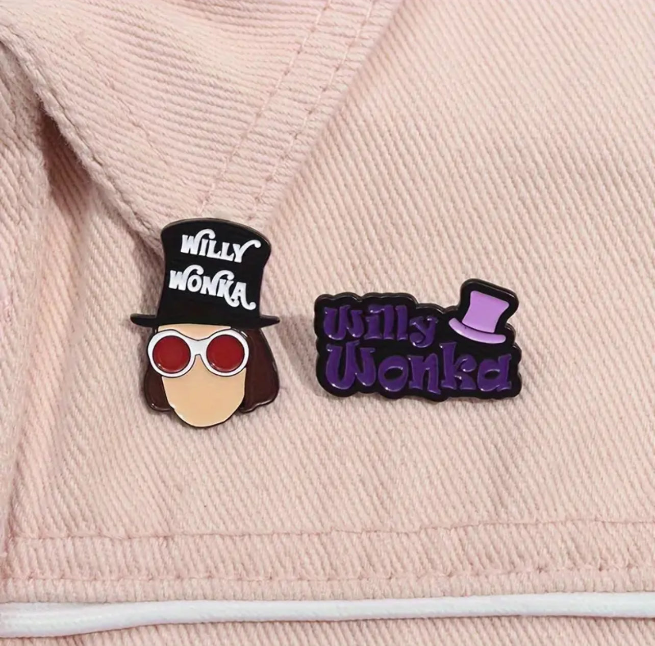 Willy Wonka Logo Pin Rozet Broş