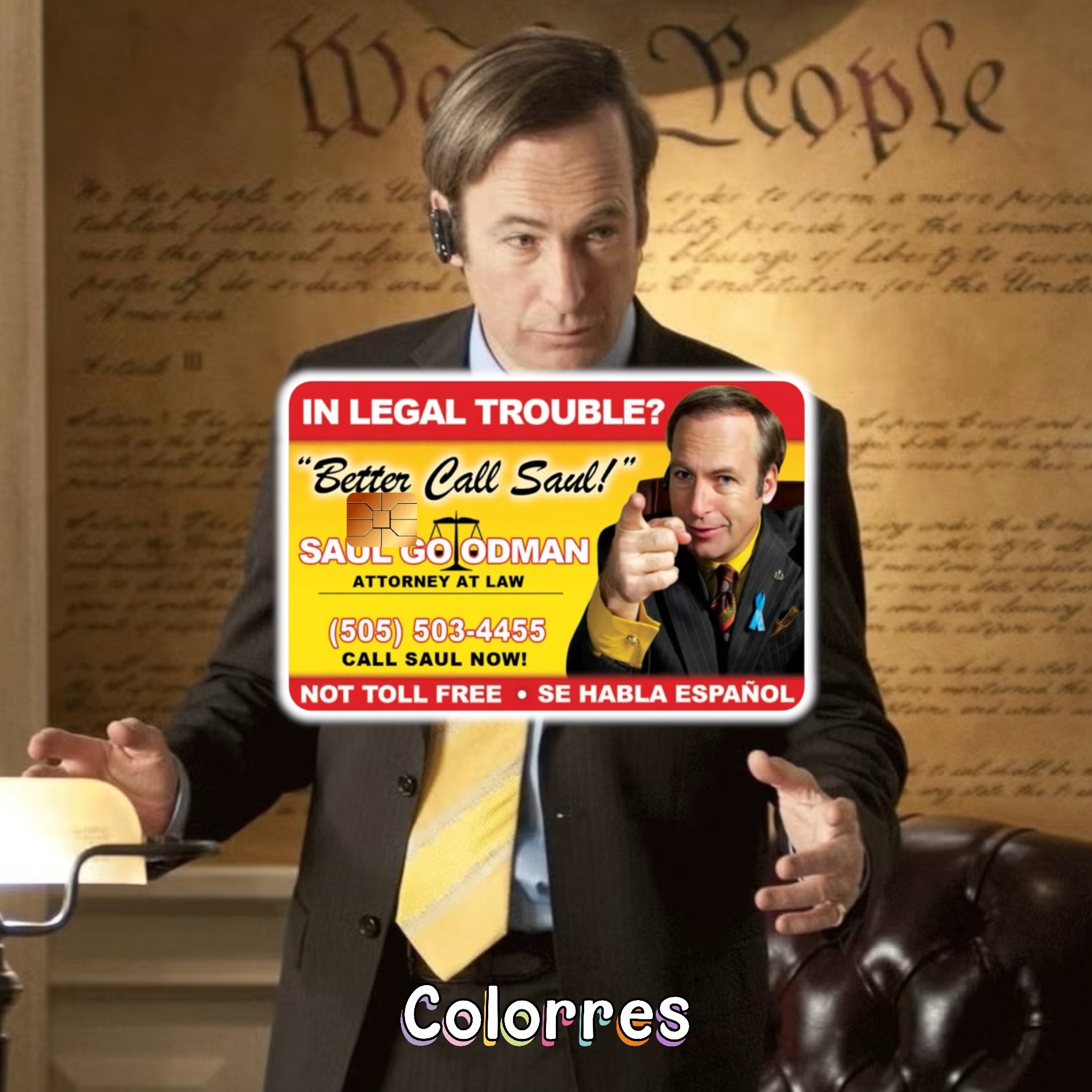 Better Call Saul Kredi Kartı Kaplama Sticker - Saul Goodman
