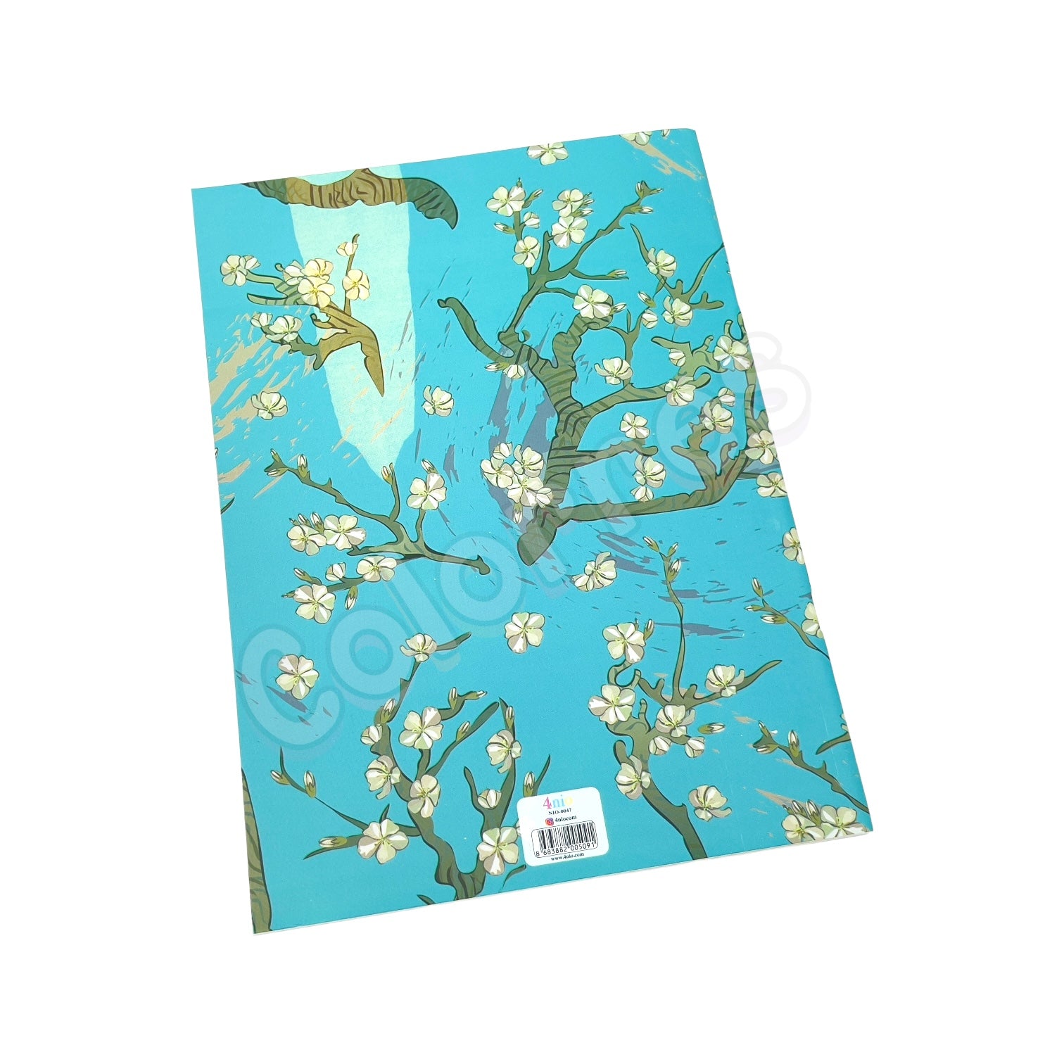 Van Gogh Almond Blossoms 18x26 cm Defter Çizgili Terzi Dikişli