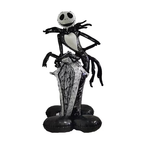 Jack Skellington 170cm Ayaklı Folyo Balon - Noel Gecesi Kabusu