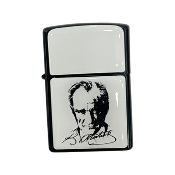 Atatürk Silüet Metal Çakmak