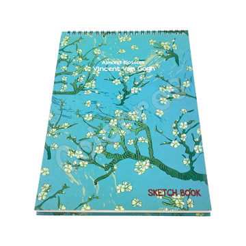 Van Gogh Almond Blossom Spiralli Sketchbook 27x19 cm