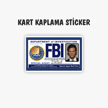 Sam Winchester FBI Kredi Kartı Kaplama Sticker - Supernatural