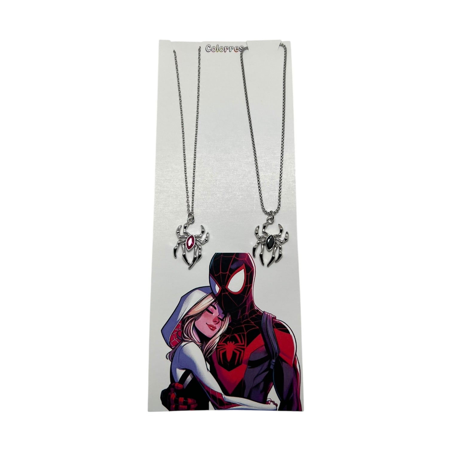 Spiderman & Gwen Örümcek Çift Kolyeleri
