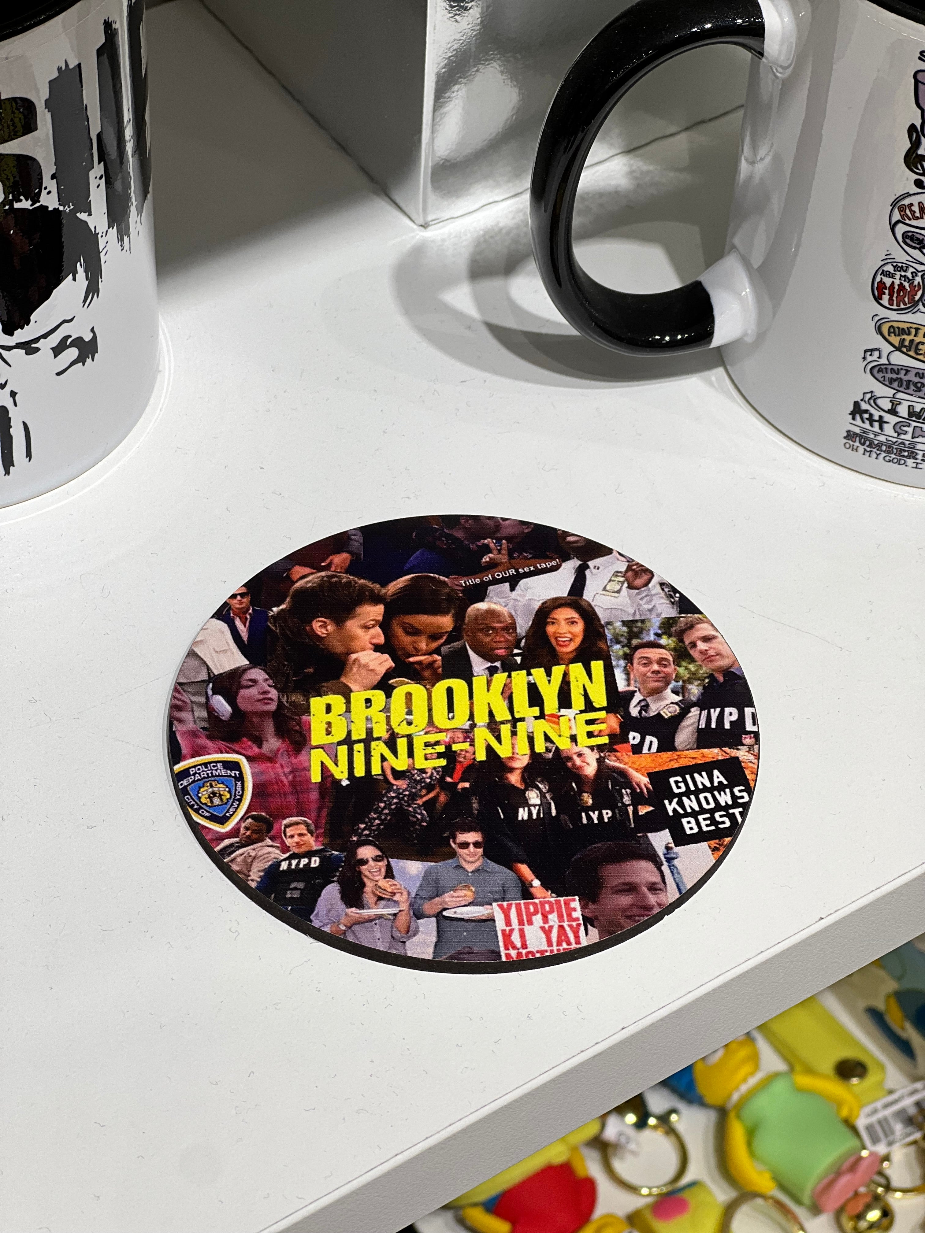 Brooklyn 99 Ahşap Bardak Altlığı