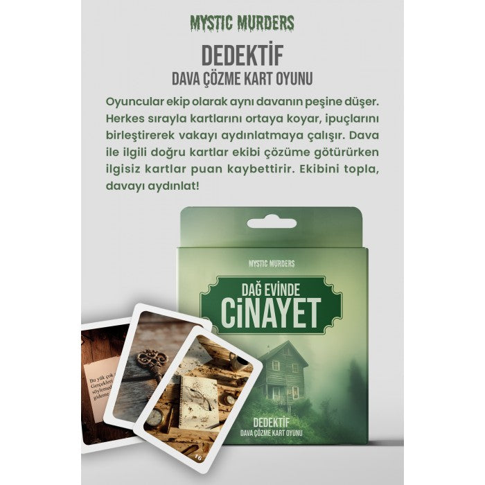 Mystic Murders Dedektif Kart Oyunu - Dağ Evinde Cinayet