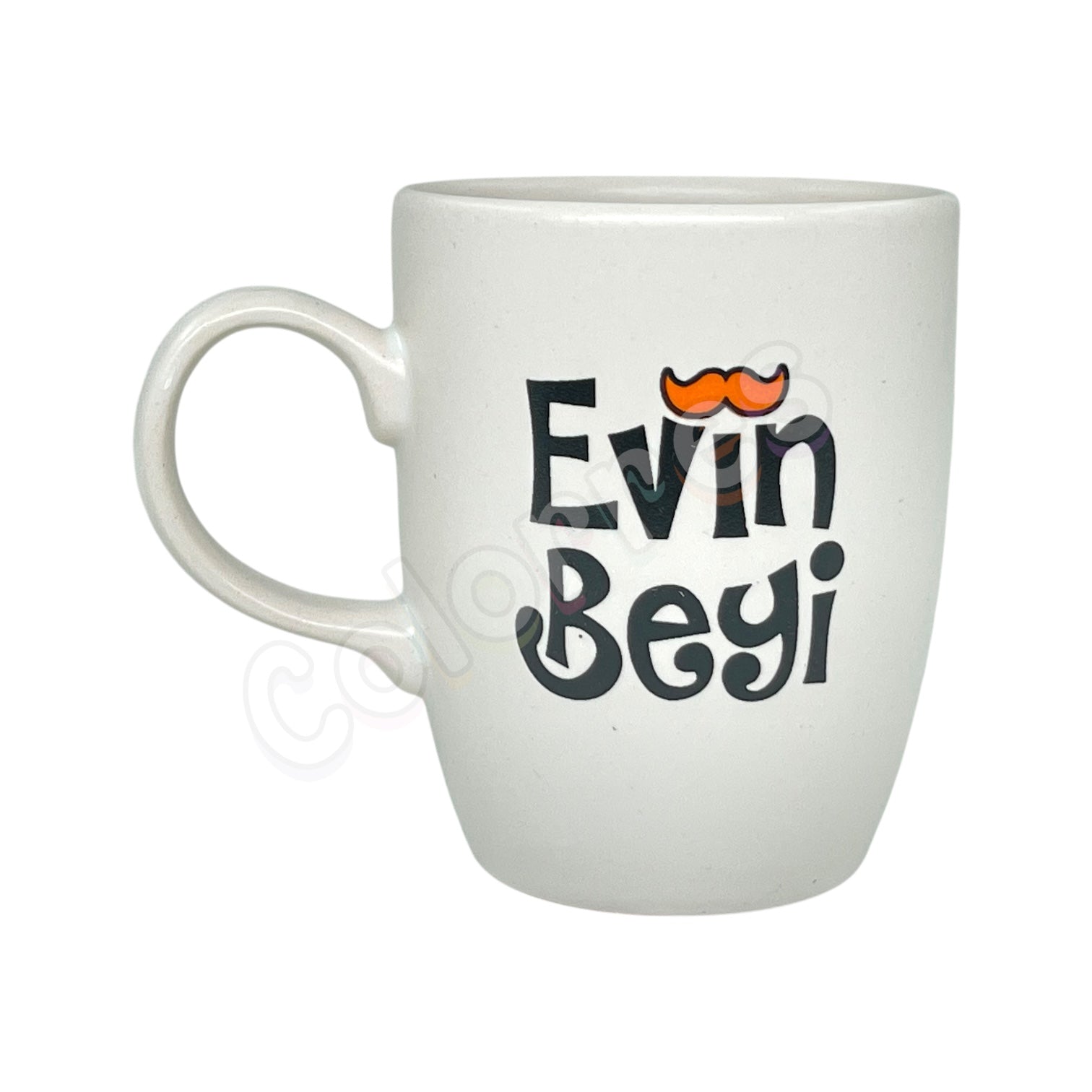 Evin Beyi - Oval Krem Kupa