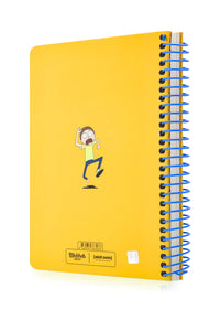 Rick & Morty Sarı Butik Defter