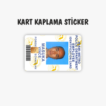 Vince Masuka Kredi Kartı Kaplama Sticker Dexter