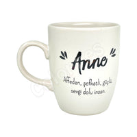 Anne - Oval Krem Kupa