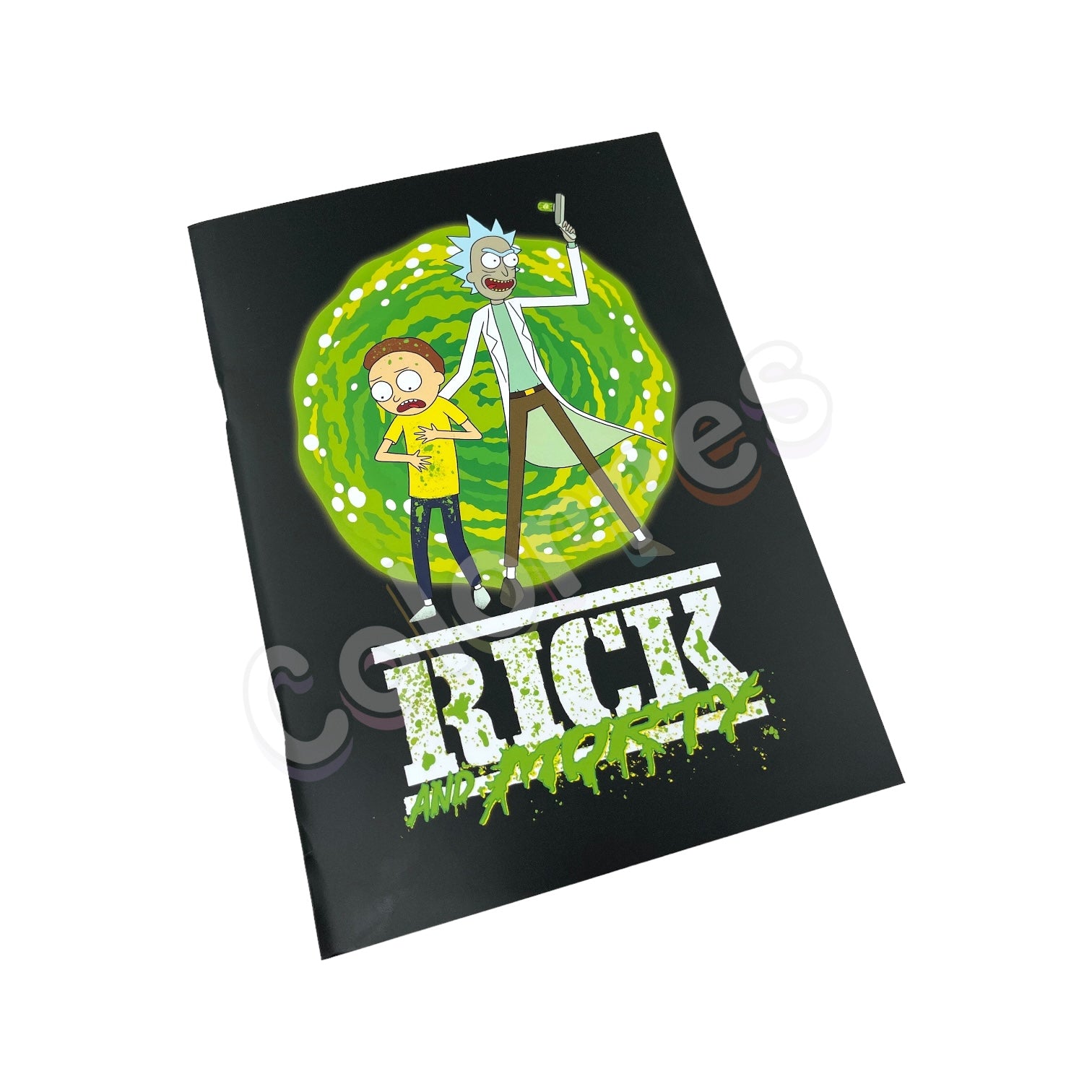 Rick and Morty Çizgili Tel Dikişli Defter