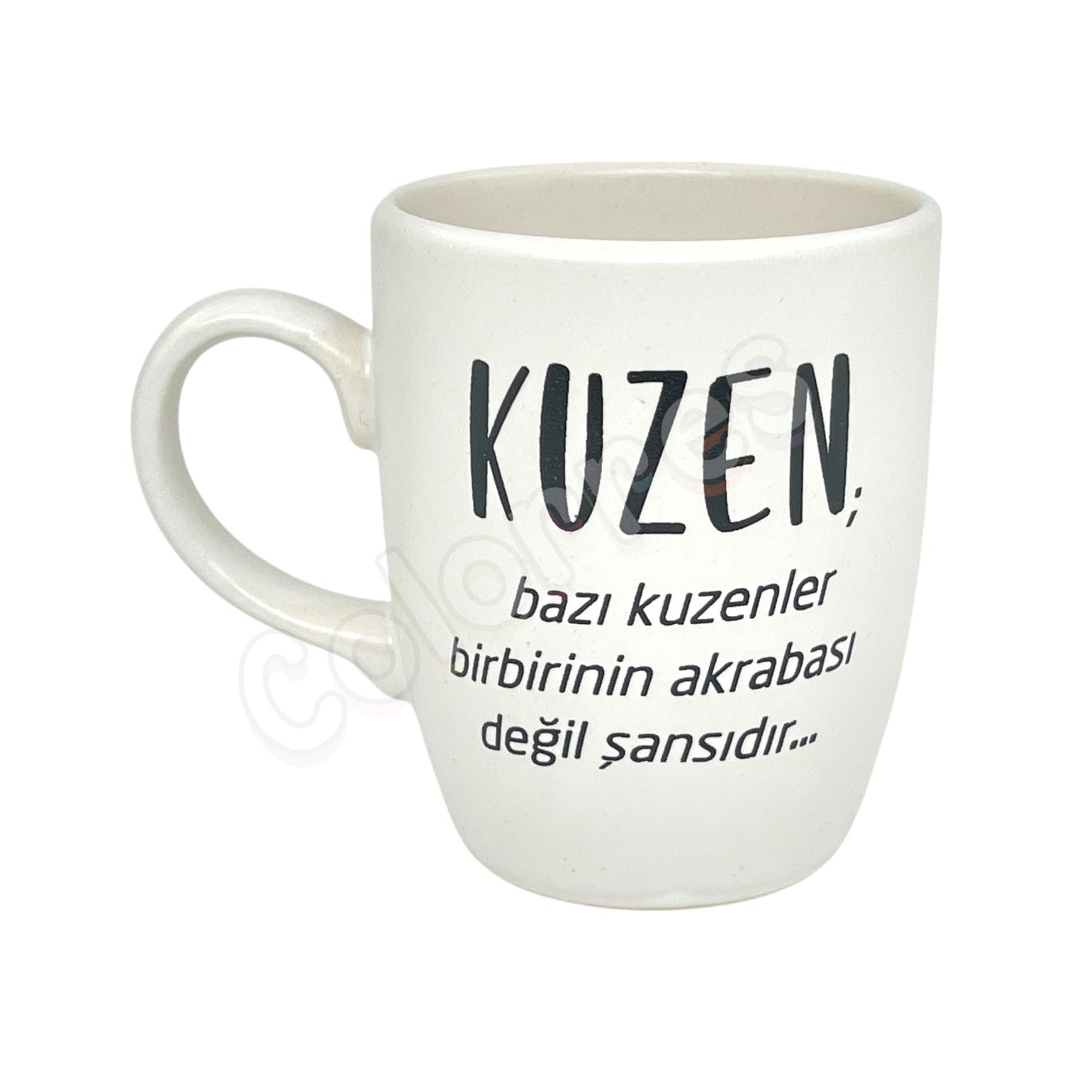 Kuzen - Oval Krem Kupa