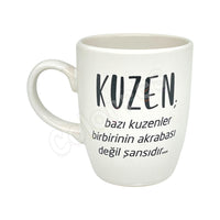 Kuzen - Oval Krem Kupa