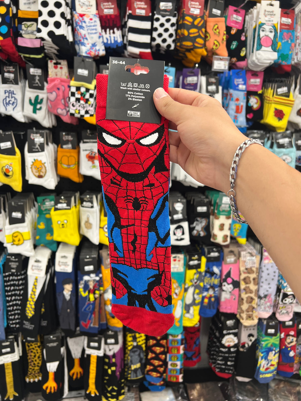 Spider Unisex Çorap