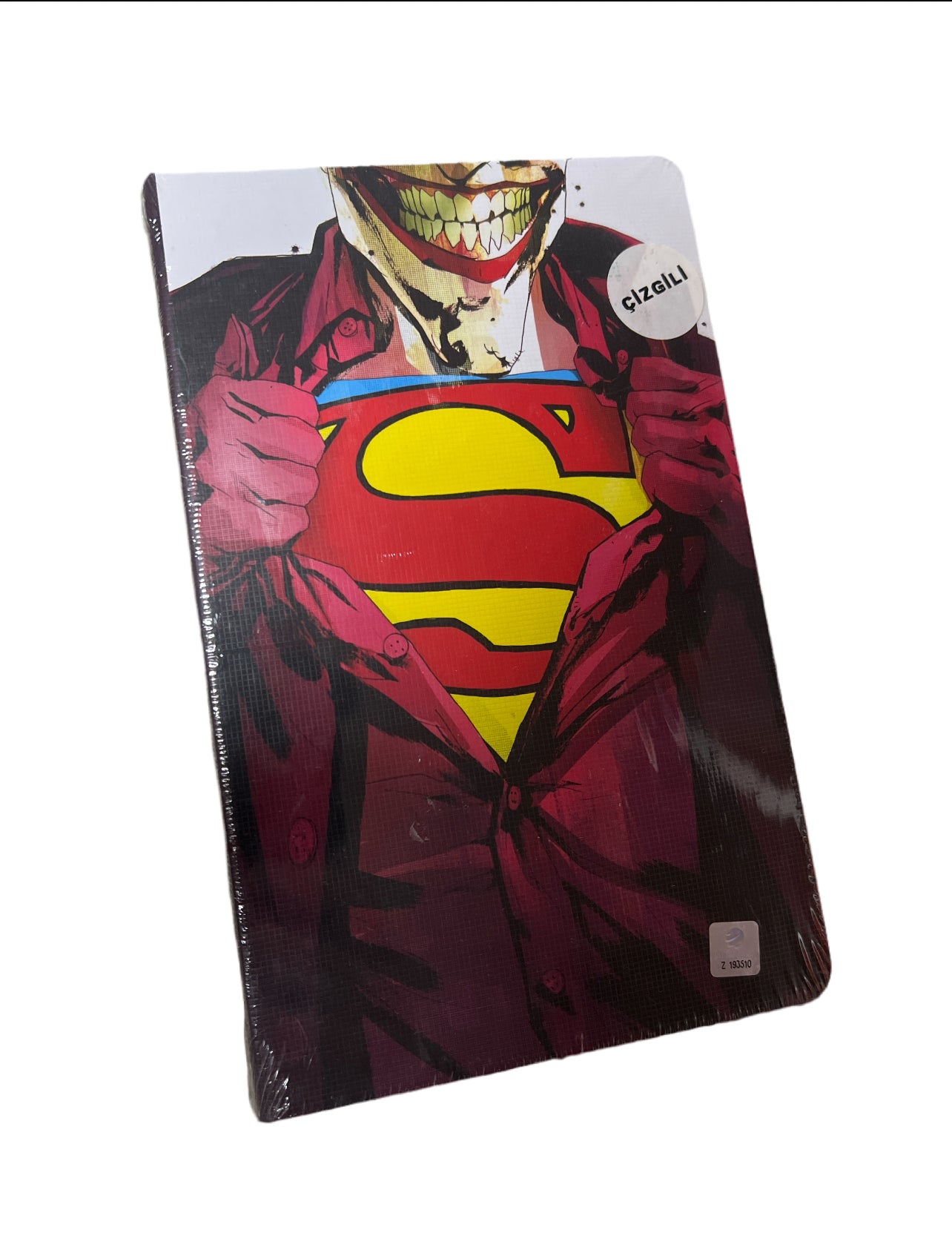 Superman Joker Çizgili Defter