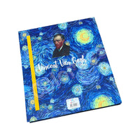 Van Gogh Starry Night 19x17 cm Sert Kapaklı Defter