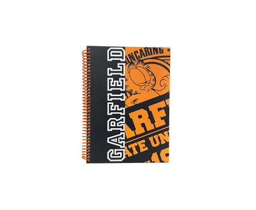 Garfıeld Unıversıty Spiralli Sert Kapak Kareli Defter