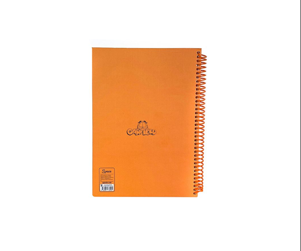Garfıeld Unıversıty Spiralli Sert Kapak Kareli Defter