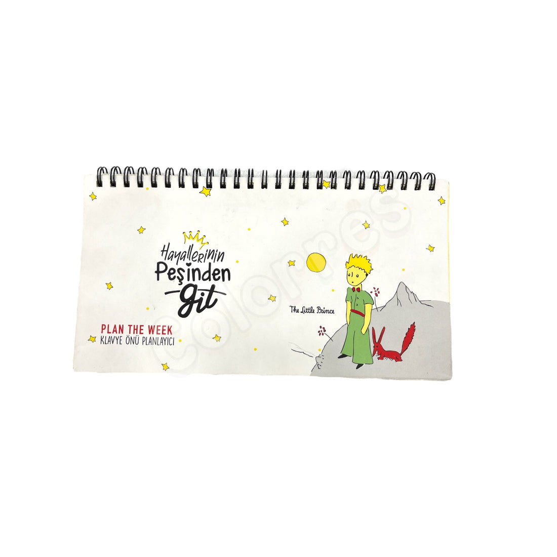 Little Prince Yatay Spiralli Klavye Önü Planlayıcı