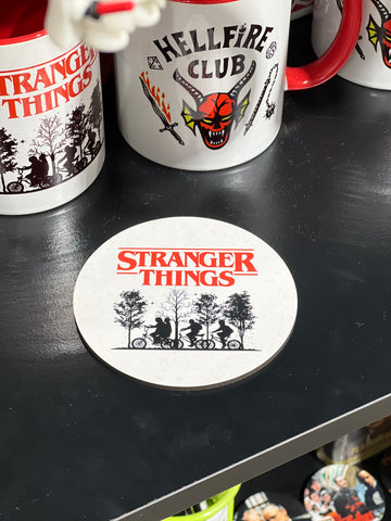Stranger Things "Bisiklet" Ahşap Bardak Altlığı