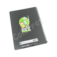 Rick and Morty Çizgili Spiralli Defter