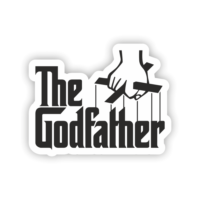 The Godfather Sticker 8x6 cm