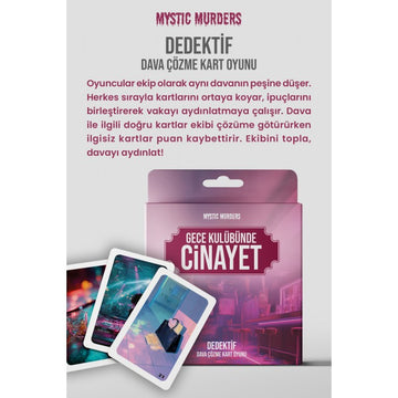 Mystic Murders Dedektif Kart Oyunu - Gece Kulübünde Cinayet