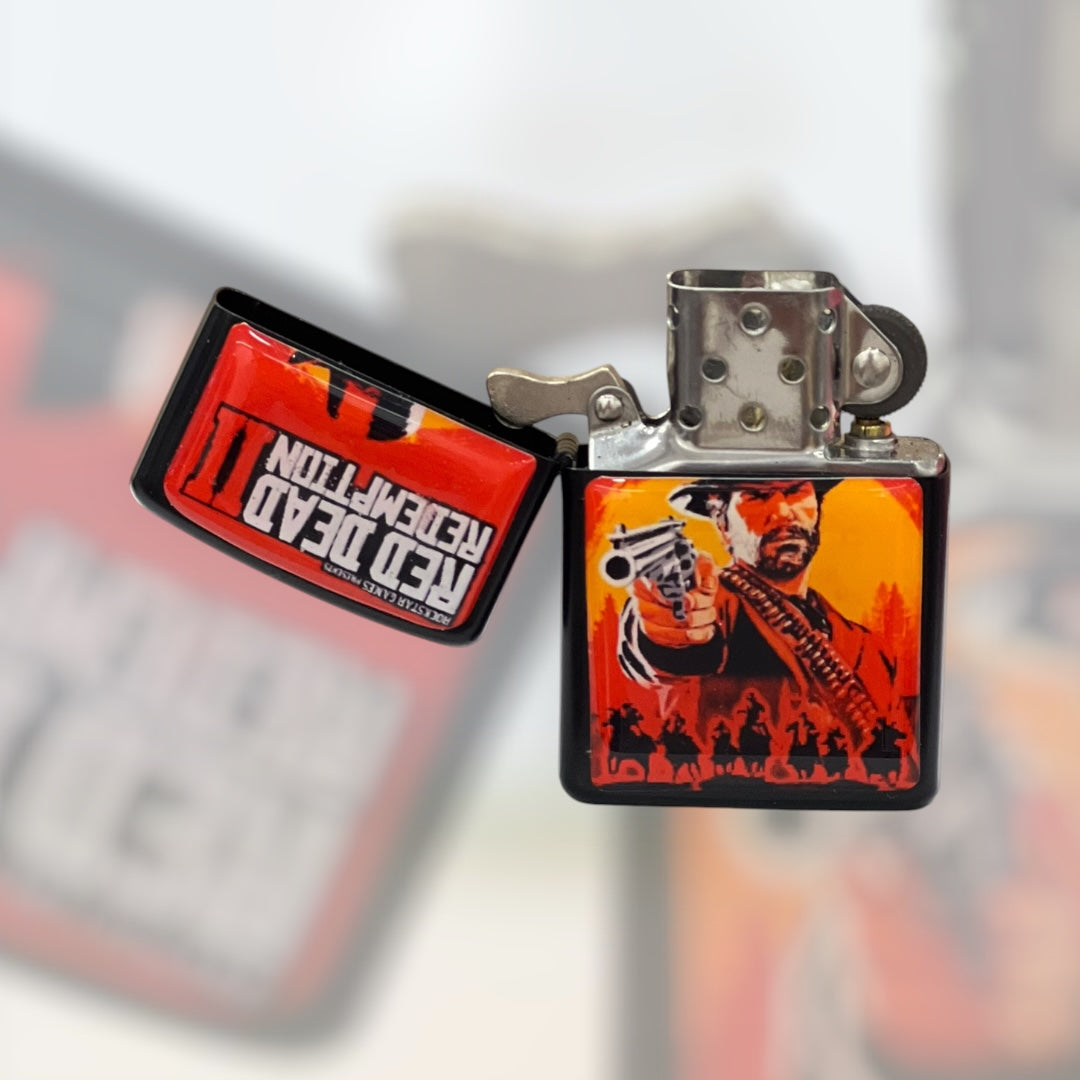 Red Dead Redemption 2 Metal Benzinli Çakmak - RDR2