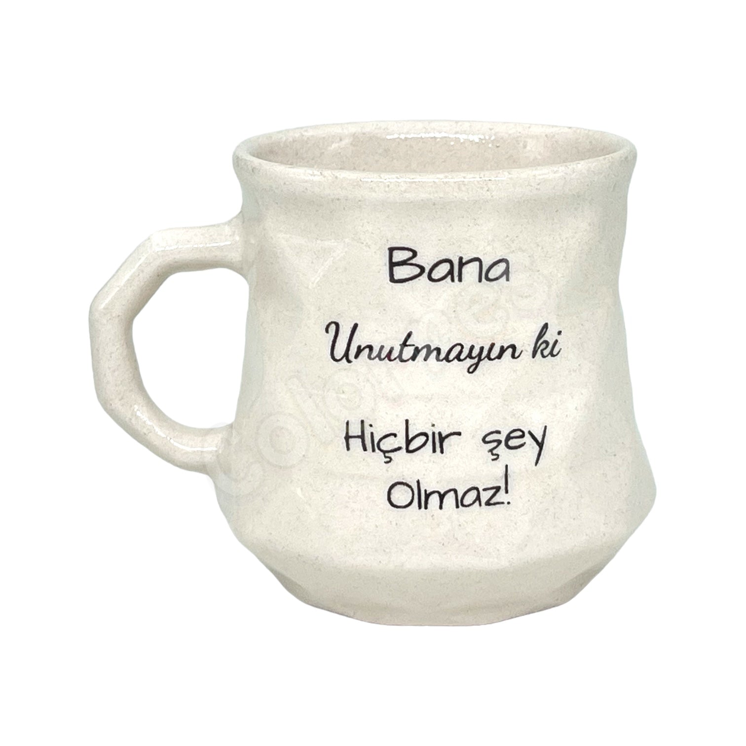 Bana Unutmayın ki Hiçbir Şey Olmaz - Elmas Çay Fincanı Kupa