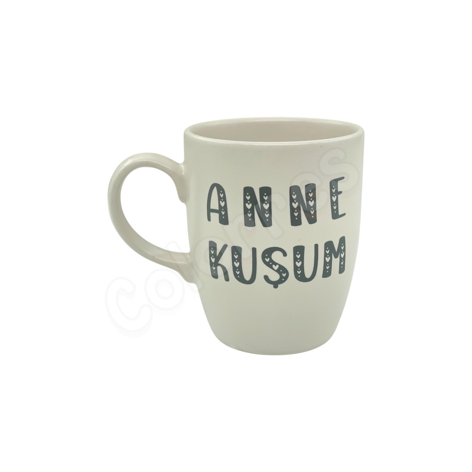 Anne Kuşum - Oval Krem Kupa