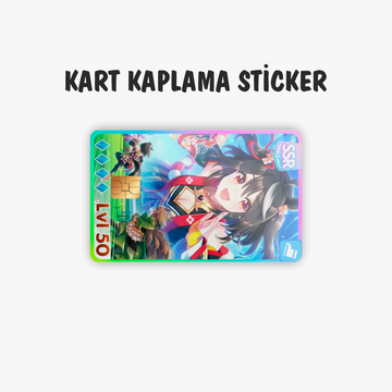 Kitasan Black Kredi Kartı Kaplama Sticker