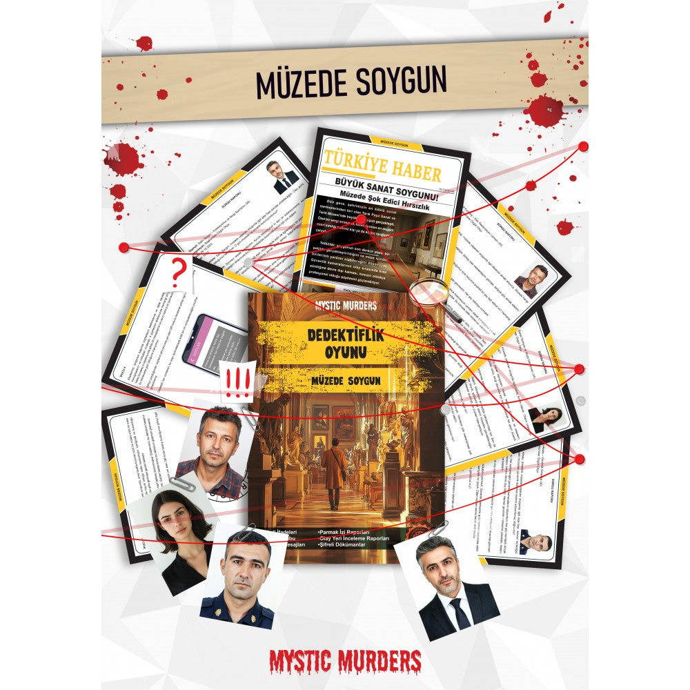 Dedektiflik Cinayet Çözme Oyunu - Müzede Soygun