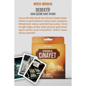 Mystic Murders Dedektif Kart Oyunu - Otoparkta Cinayet