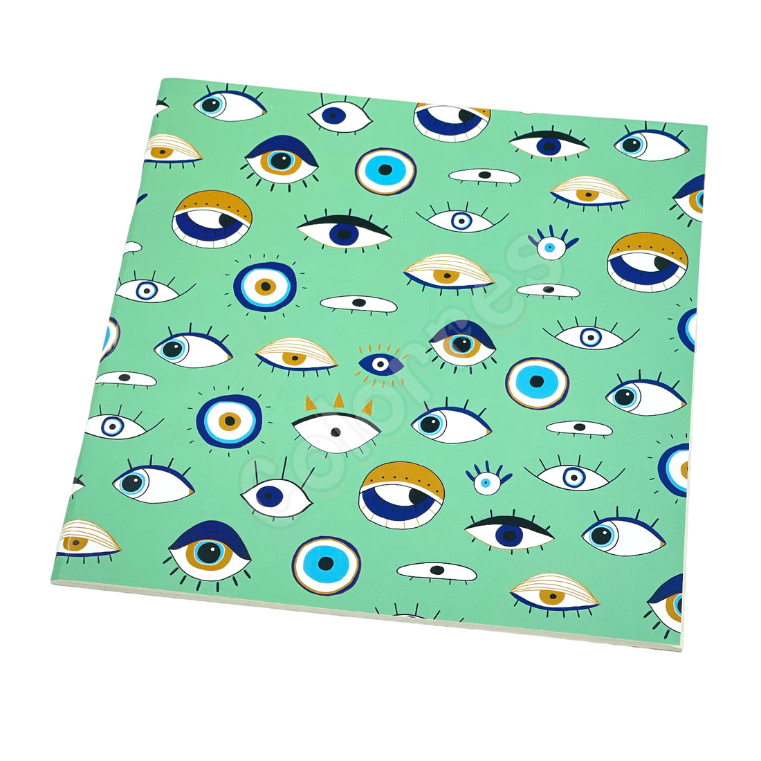 Evil Eye Kare Defter 21x21 cm Çizgili Terzi Dikişli