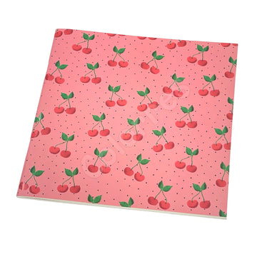 Cherry Kare Defter 21x21 cm Çizgili Terzi Dikişli