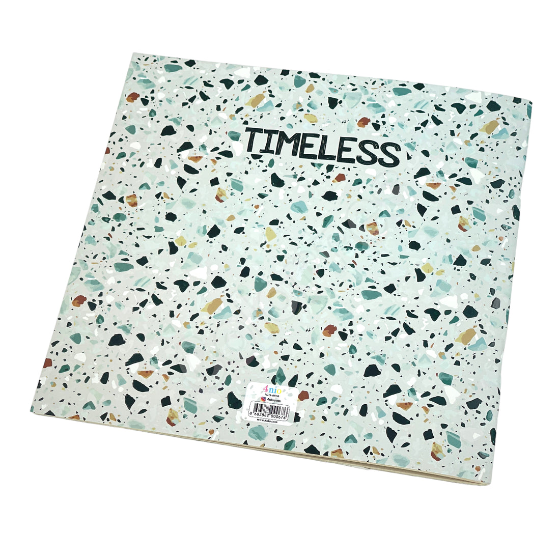 Timeless Kare Defter 21x21 cm Çizgili Terzi Dikişli