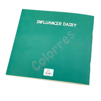 Influencer Dairy Kare Defter 21x21 cm Çizgili Terzi Dikişli