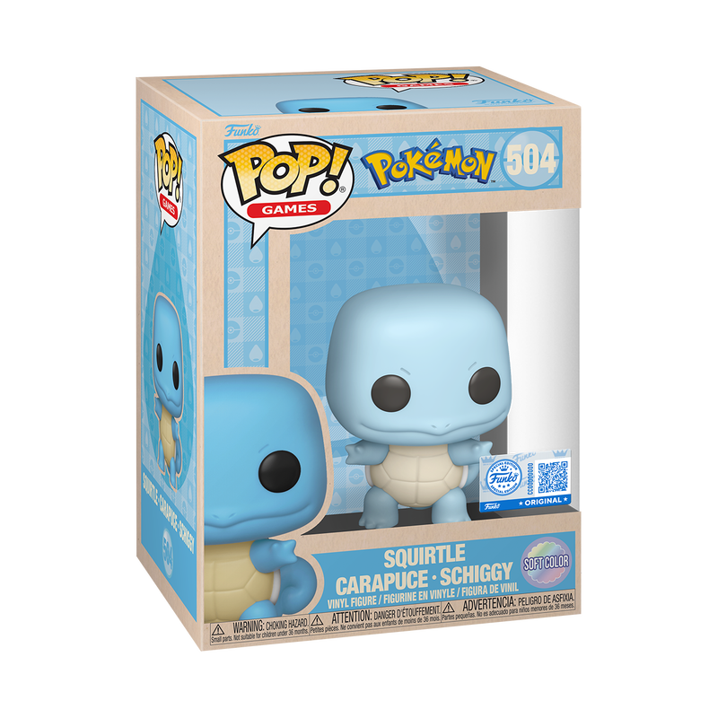 Funko Pop! - Pokémon Squirtle (Soft Color) - Special Edition - 504