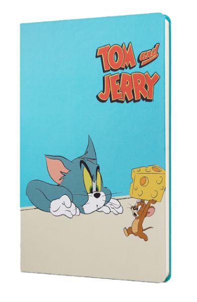 Tom & Jerry Peynir Sert Kapak Butik Defter Mavi