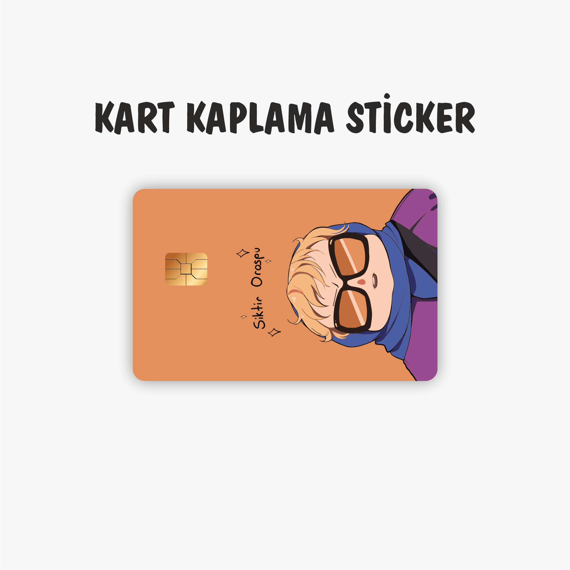 Sktir Teyze Kredi Kartı Kaplama Sticker