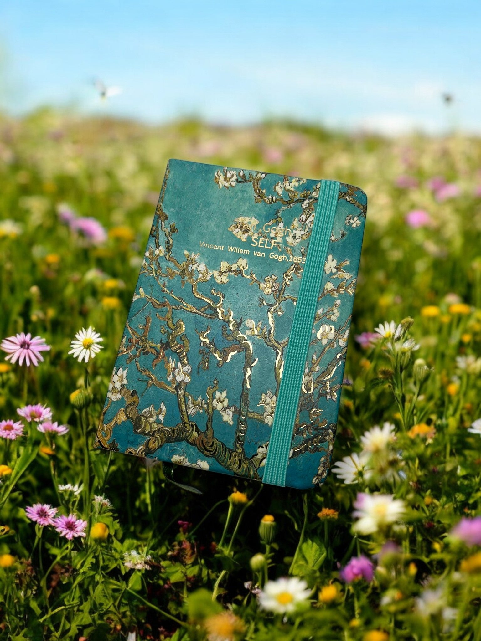Van Gogh "Almond Blossom" Lastikli Defter 11x7 Cm